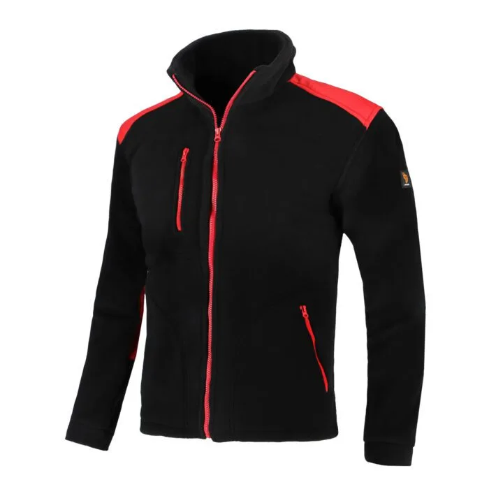 Flisinis bliuzonas 350 REINFORCED BLACK/RED - Image 1