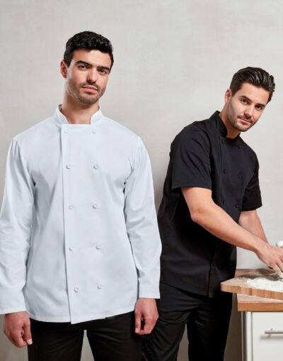 Klasikinis šefo švarkas ilgomis rankovėmis