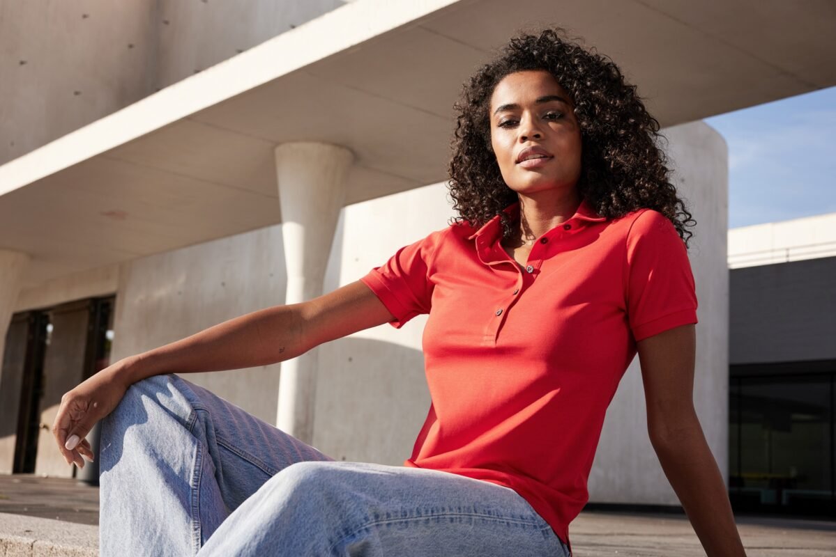 Moteriški polo marškinėliai MERCERISED