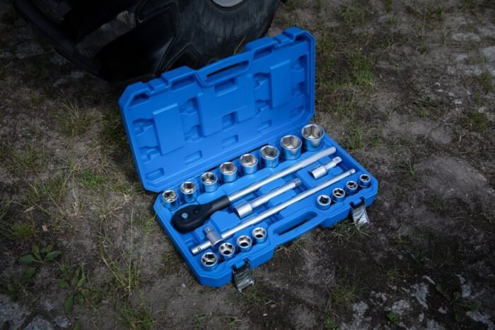 21 dalies 3/4” galvučių ir priedų rinkinys - Image 2