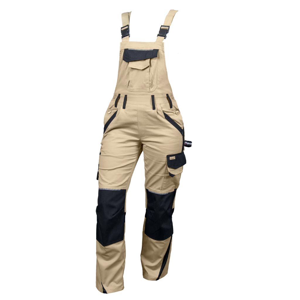 WORKOBO_Moteriškas darbo puskombinezonis SAND LH (4) Moteriškas darbo puskombinezonis SAND LH