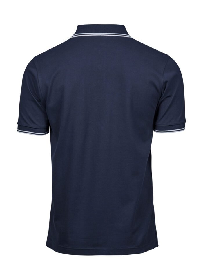 Polo marškinėliai su elsatanu ELEGANT STRIPE