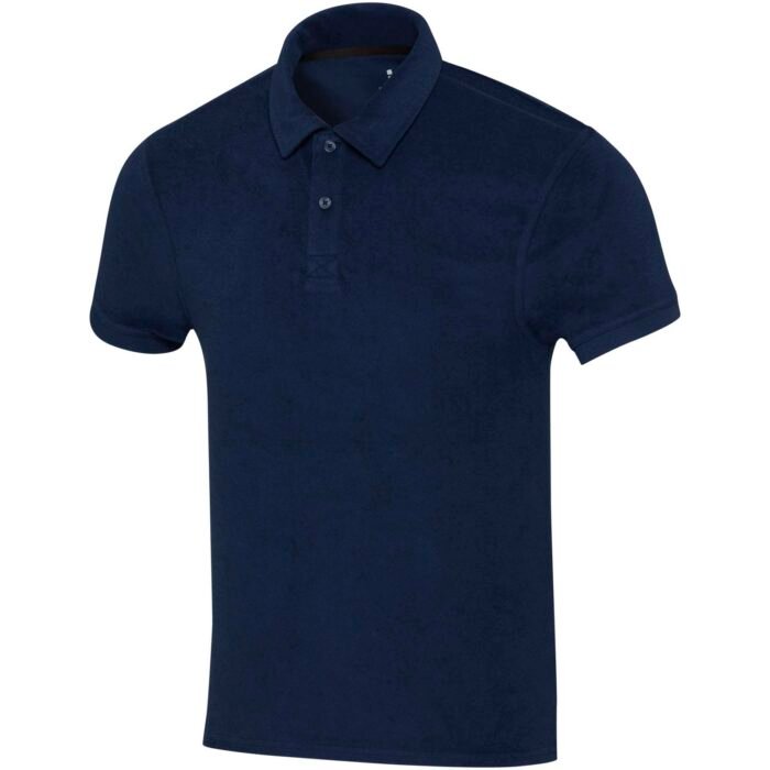 Unisex frotiniai polo marškinėliai AKOYA - Image 3