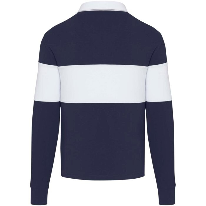 Unisex polo marškinėliai ilgomis rankovėmis CLYDE - Image 3