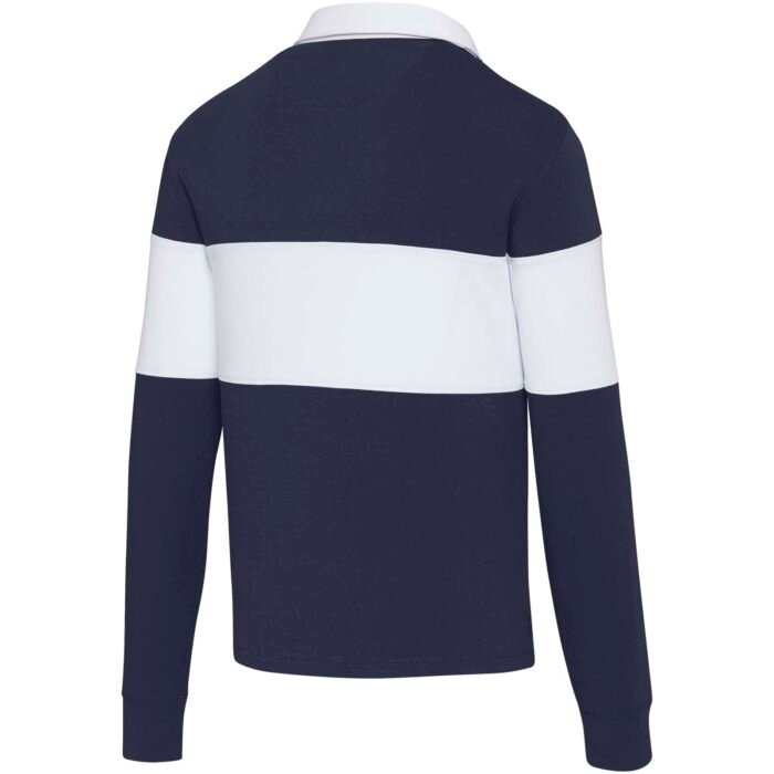 Unisex polo marškinėliai ilgomis rankovėmis CLYDE - Image 5