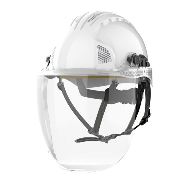 Apsauginis elektriko šalmas su skydeliu EVOGUARD C5 MAX