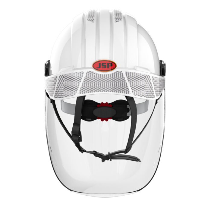 Apsauginis elektriko šalmas su skydeliu EVOGUARD C5 MAX