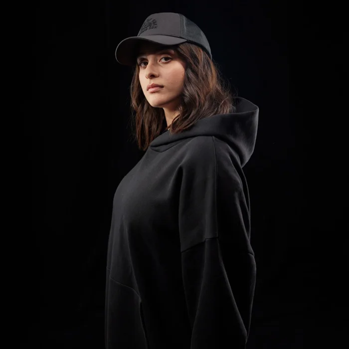 Unisex oversize džemperis su gobtuvu INFLUENCE