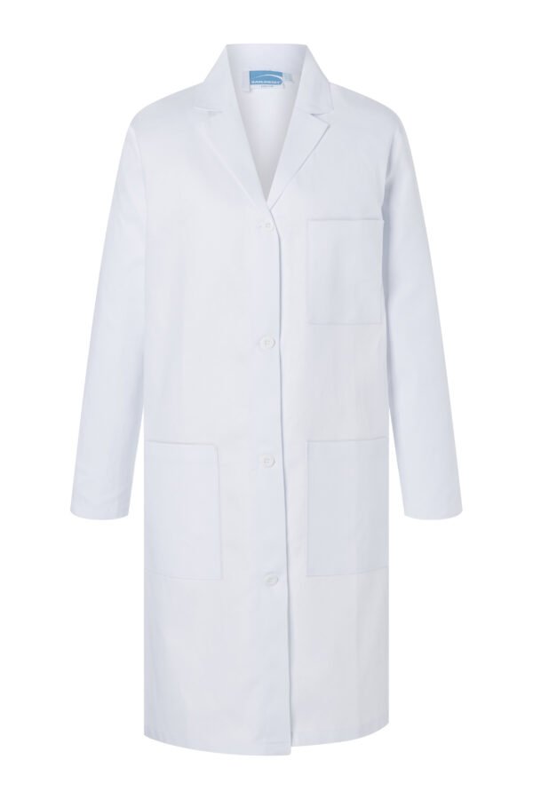 Moteriškas baltas chalatas medikams KS LAB